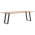 Patas para mesa comedor forma U 2uds antracita 50x(72-73)