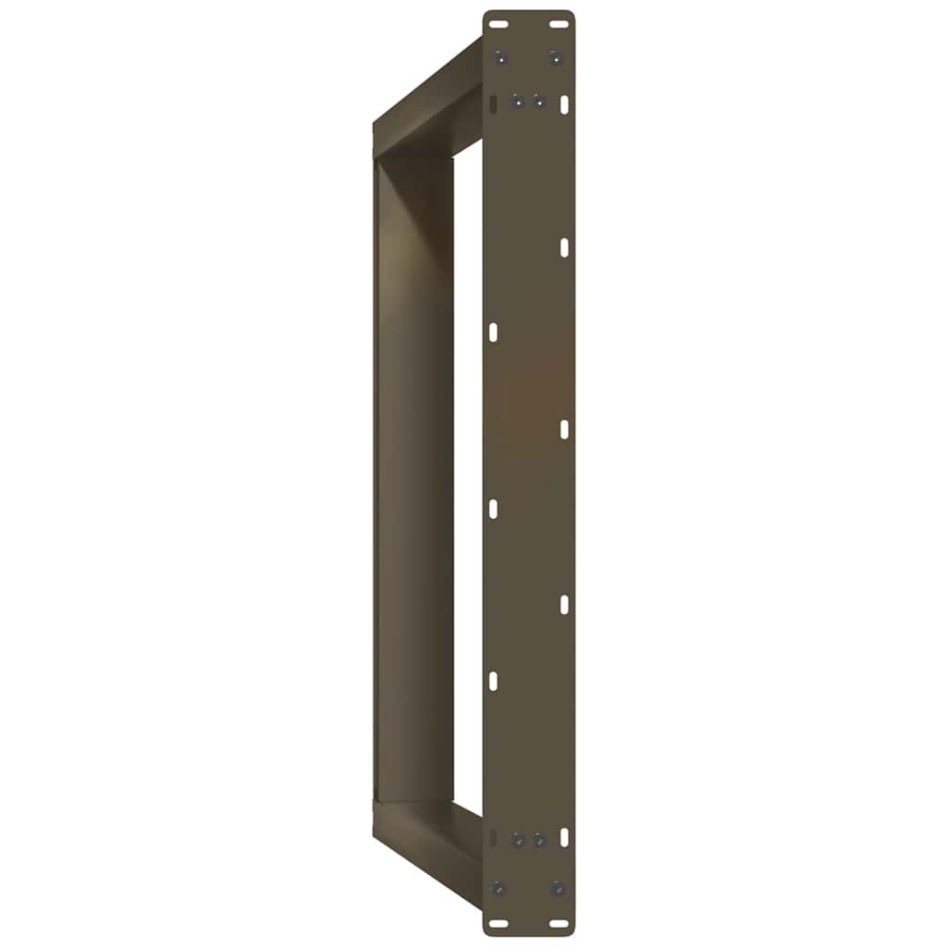 Patas para mesa comedor forma U 2uds acero natural