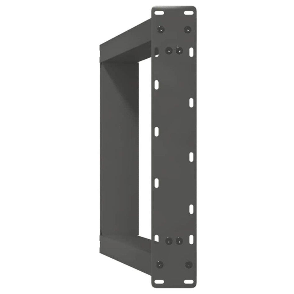 Patas para mesa comedor forma U 2uds antracita 60x(72-73)