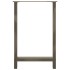 Patas para mesa de centro de acero natural 2 uds 60x(90-91)