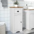 Mueble de baño BODO blanco y marrón 44x30x90