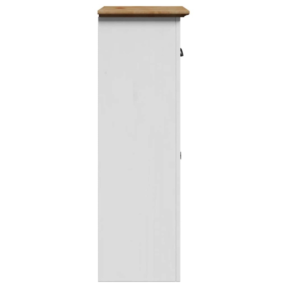Mueble de baño BODO blanco y marrón 44x30x90