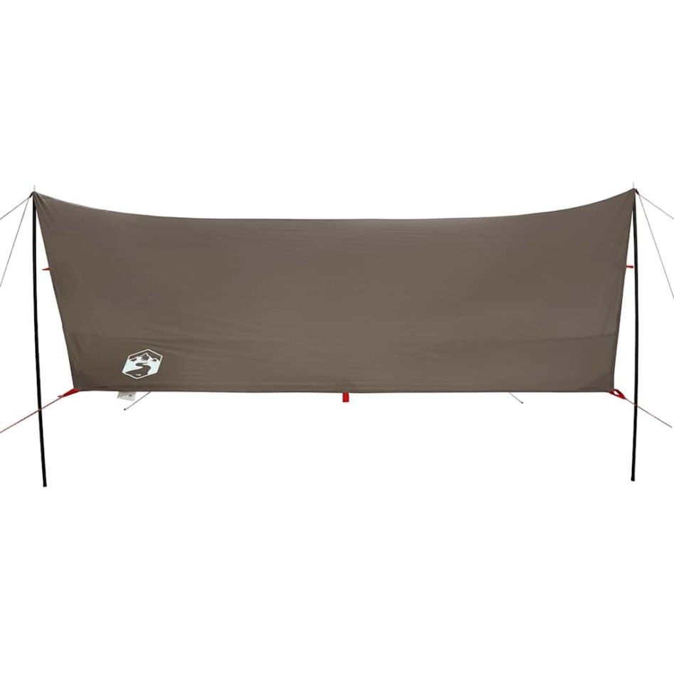 Lona de camping impermeable marrón 438x376x212