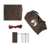 Lona de camping impermeable marrón 438x376x212
