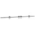 Kit de herrajes para puertas correderas acero negro 400