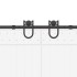 Kit de herrajes para puertas correderas acero negro 400