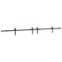 Kit de herrajes para puertas correderas acero negro 427