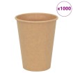 Tazas de café de papel 1000 uds 12oz 300ml marrón