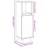 Armario de baño madera de ingeniería roble artisan 30x30x100