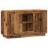 Aparador de madera de ingeniería envejecida 102x35x60