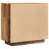 Aparador de madera contrachapada envejecida 80x40x75