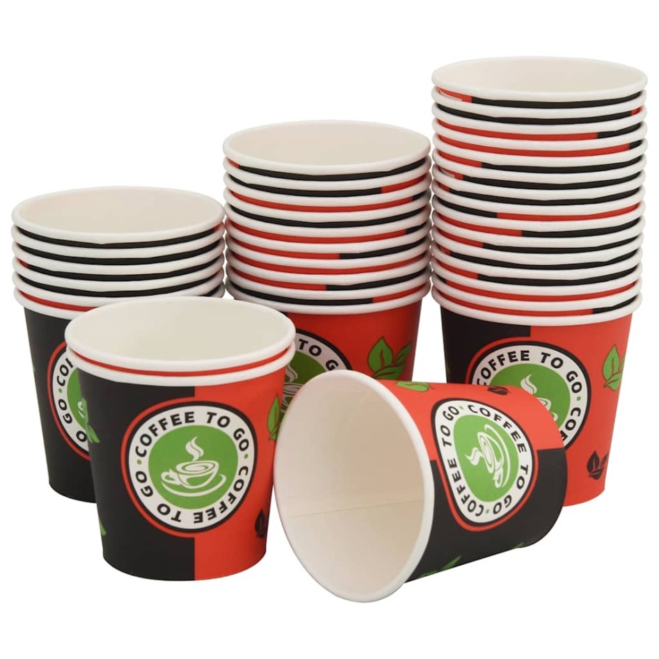 Vasos de café de papel con tapa 1000 uds 4oz
