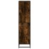 Estantería madera ingeniería color roble ahumado 40x35x139