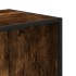 Estantería madera ingeniería color roble ahumado 40x35x139