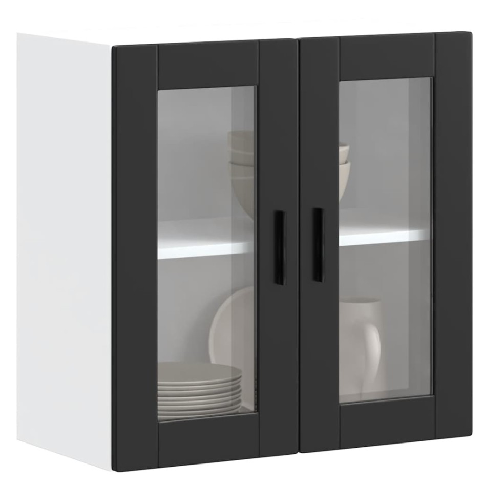 Armario de pared para cocina con puerta de cristal Porto