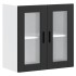 Armario de pared para cocina con puerta de cristal Porto