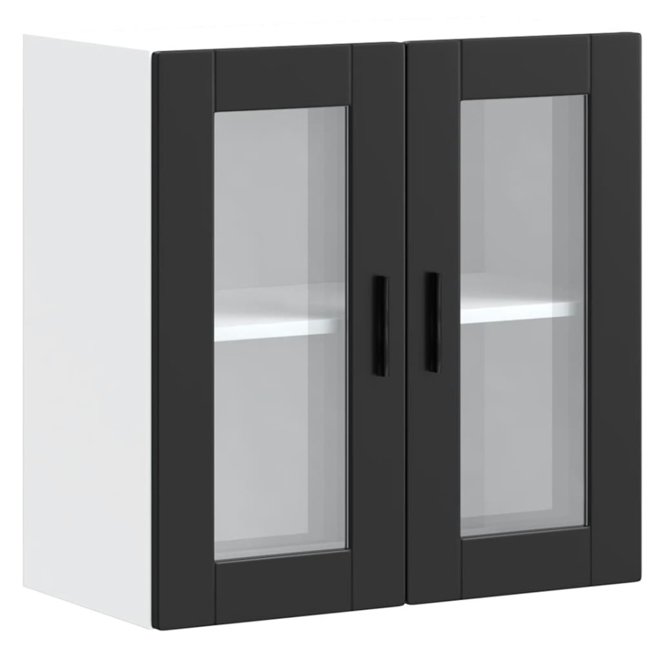 Armario de pared para cocina con puerta de cristal Porto