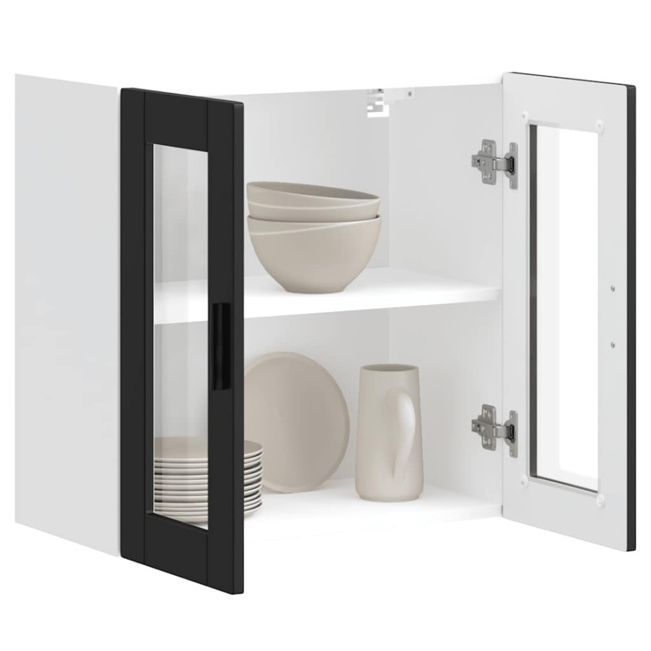 Armario de pared para cocina con puerta de cristal Porto
