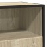 Aparador madera ingeniería roble Sonoma 68x35x76