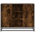 Aparador madera de ingeniería roble ahumado 92x35x76