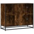 Aparador madera de ingeniería roble ahumado 92x35x76
