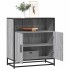 Aparador madera ingeniería gris sonoma 68x35x76