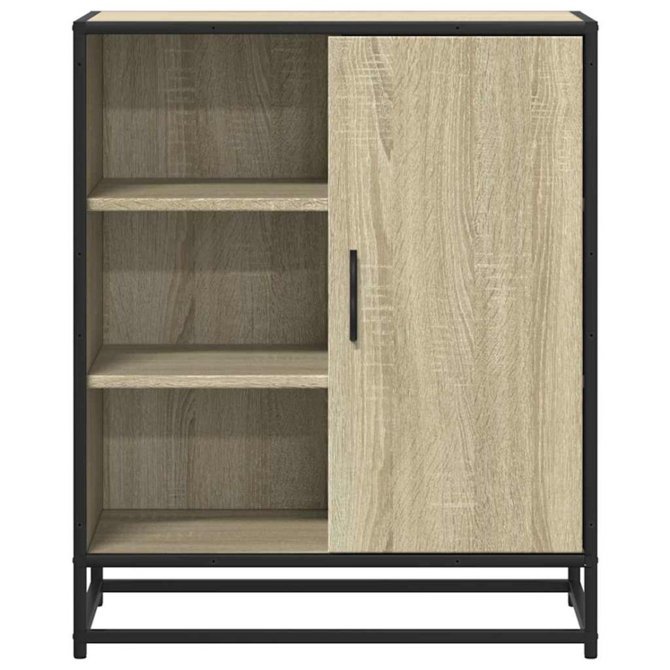 Aparador de madera contrachapada roble sonoma 62x35x76
