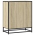 Aparador de madera contrachapada roble sonoma 62x35x76