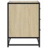 Cajonera de madera contrachapada color roble sonoma 70x41x56