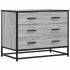 Cajonera de madera contrachapada gris sonoma 70x41x56