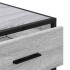 Cajonera de madera contrachapada gris sonoma 70x41x56