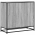 Estantería madera de ingeniería color gris sonoma 80,5x35x76