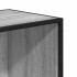 Estantería madera de ingeniería color gris sonoma 80,5x35x76