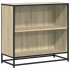 Estantería madera ingeniería color roble 80,5x35x76