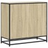 Estantería madera ingeniería color roble 80,5x35x76