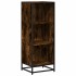 Estantería madera ingeniería color roble ahumado 40x35x107,5