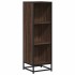 Estantería madera de ingeniería marrón roble 33,5x33x107,5