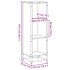 Estantería madera de ingeniería marrón roble 33,5x33x107,5