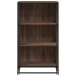 Estantería madera ingeniería roble marrón 60x35x107,5
