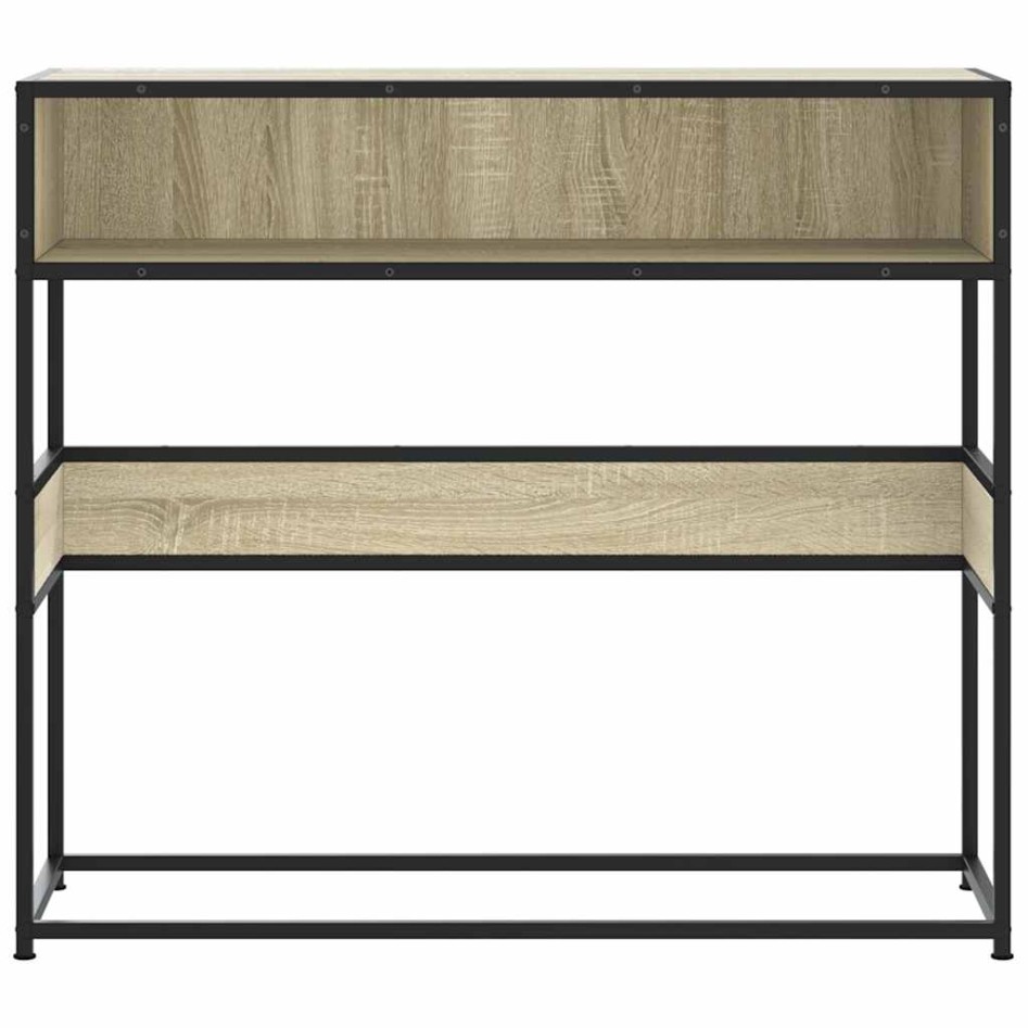 Mesa consola de madera de ingeniería roble Sonoma 90x35x80