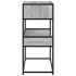 Mesa consola madera de ingeniería gris Sonoma 90x35x80