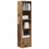 Estantería madera de ingeniería color envejecido 31x24x127