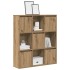 Estantería de madera de ingeniería roble artisan 89x24x101,5