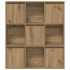 Estantería de madera de ingeniería roble artisan 89x24x101,5