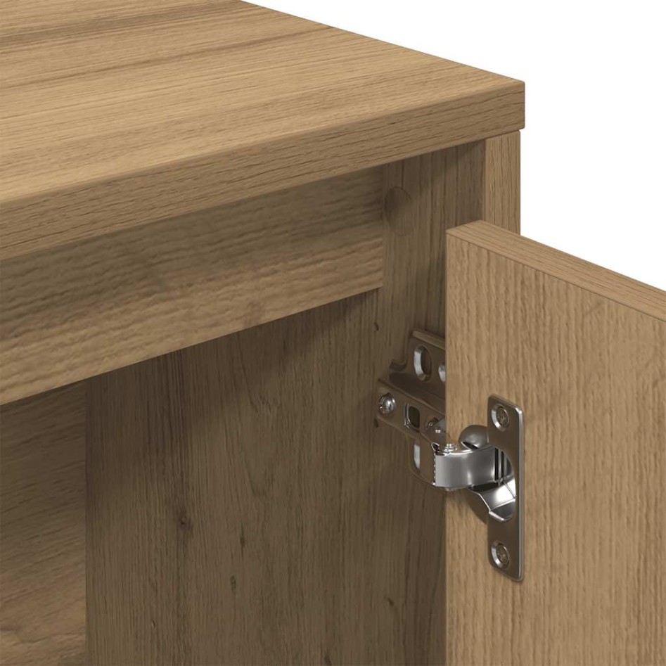 Estantería de madera de ingeniería roble artisan 89x24x101,5