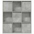 Estantería de madera de ingeniería gris hormigón 89x24x101,5