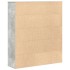 Estantería de madera de ingeniería gris hormigón 89x24x101,5