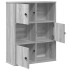 Estantería madera de ingeniería gris sonoma 60x24x76,5