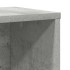 Estantería de madera de ingeniería gris hormigón 60x24x76,5