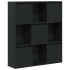 Estantería de madera de ingeniería roble negro 89x24x101,5